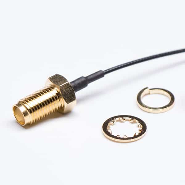 SMA轉(zhuǎn)IPEX射頻線材接RF 1.13黑色線材焊180度防塵SMA 母頭10牙 SMA轉(zhuǎn)IPEX射頻線材接RF 1.13黑色線材焊180度防塵SMA 母頭10牙