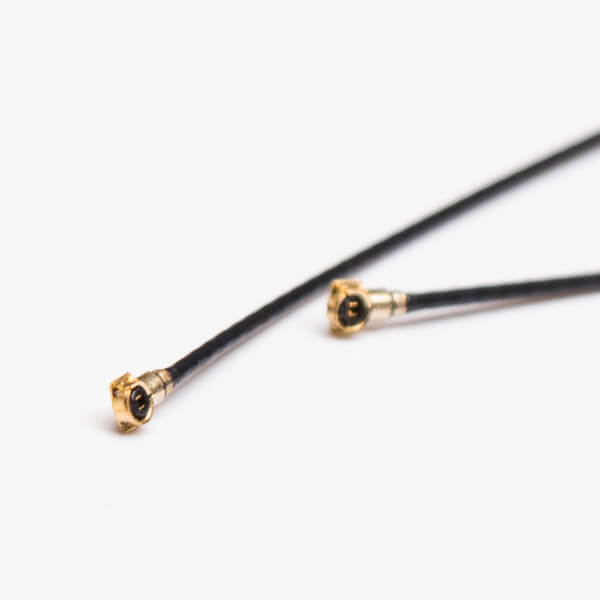 同軸電纜ROHS標準線材RF 0.81黑色接IPEX一代+TD 同軸電纜ROHS標準線材RF 0.81黑色接IPEX一代+TD